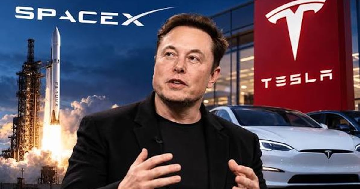 ماسك يدرس دمج وSpaceX في كيان بقيمة 3.5 تريليون دولار، يجمع السيارات الكهربائية والصواريخ والذكاء الاصطناعي.